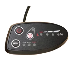 Elektromos kerékpár ledes kijelző Xofo motorhoz, 5 pin-es gyors csatlakozóval (pl: Neuzer,Ztech)