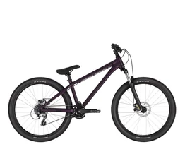 Kellys Whip 10 Purple Dirt extrém MTB 26" kerékpár 1x7 fokozatú Acera Váltó, Mechanikus Disc, M