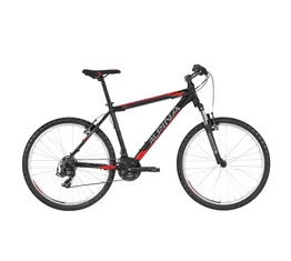 Alpina Eco M20 Black férfi MTB kerékpár 21 fok. TY500 váltó, alumínum váz, teleszkóp, 13,5"