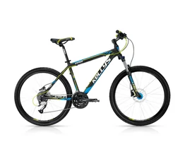 Kellys Viper 50 2016 MTB kerékpár, 24seb. Altus váltó, hidraulikus tárcsafék, Black Blue, 19,5"