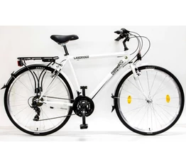 Csepel Landrider férfi trekking kerékpár Shimano RS/TX váltó, duplafalú abroncs, fehér 19"