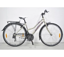 Caprine Wheelman 2013 női trekking kerékpár Shimano RS/TX váltórendszer, fekete/bézs 17,5"