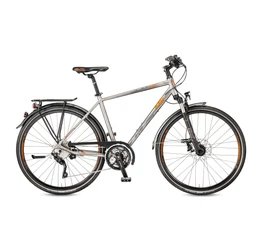 KTM Life Tour Light 2017 férfi trekking kerékpár, 30 fok. DeoreXT váltó, tárcsafék, mattezüst 56cm