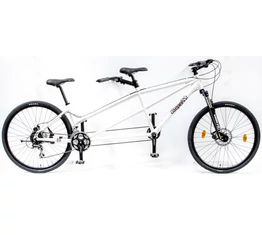 Csepel Tandem kerékpár alumínium vázzal és teleszkópos villával vajszínű 19&quot;/15&quot;