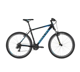 Kellys Madman 10 Black Blue 2019 27,5"-os MTB kerékpár 21f. TY500 váltó, V-fék, 21,5"