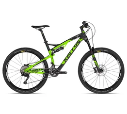 Kellys Tyke 50 2018 27,5" Fully MTB kerékpár 22fok. XT váltó, RS teleszkóp és FOX tag, tárcsafék, L