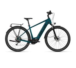 Kellys E-Carson 30 Magic Blue Ebike trekking 95Nm-es Panasonic motor 725Wh akku 9 fokozatú Shimano Cues váltó M