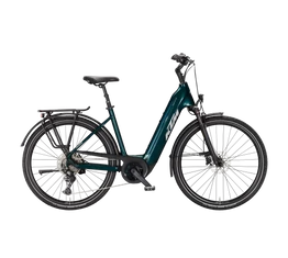 KTM Macina Tour PX810 ebike Smart Bosch PX 85Nm motorral és 800Wh akkuval 11 fokozatú CUES váltó, dark sea, mono 51cm