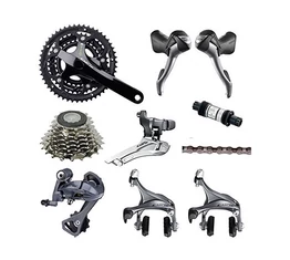 Shimano Claris 2403 országúti szett 3x8 fokozat ezüst