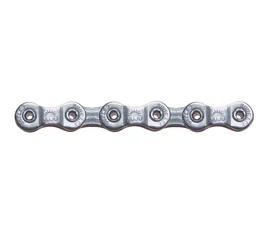 Sunrace CNM99 9 sebességes lánc, ezüst, üreges csapos, 256gramm
