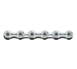 Sunrace CNM9X 9 sebességes lánc, króm, üreges csapos, könnyített láncszemek