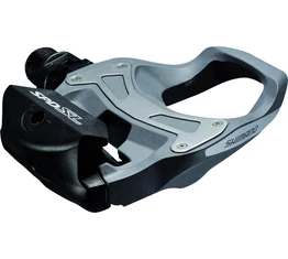 Shimano PD-R550 SPD-SL rendszerű országúti patentpedál, tömített csapágyakkal, ezüst