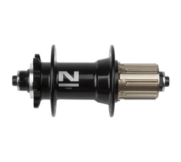 Novatec D042SB hátsó agy, tárcasfékes, 4db iparicsapágy, 10mm-es tengely, 36lyukas, 8-9fokozatú, fekete, könnyített kivitelű