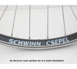 Kerék MTB hátsó Schwinn MT240 kazettás 8-as Gyz. ezüst 36lyukas Shimano agy