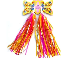 Kormányvég szalag gyerekbringákhoz,színes fityegő /pár