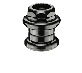 25,4mm-es (1-1/8" ) menetes kormánycsapágy, Neco, acél, fekete, golyóskosaras