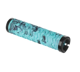 Kellys KLS Poison csavaros markolat, dupla bilincses, 135mm, turquoise/black