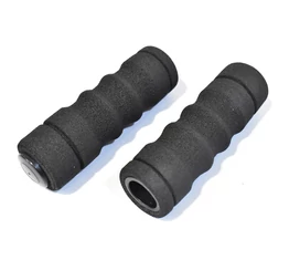 Komfort szivacsmarkolat kerékpárokhoz ujj ergonómiával műanyag betéttel megerősítve