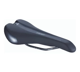 BBB BSD-131 Spectrum sport nyereg ergonómikus kialakítással, lightfoam, Crmo pálcák, 145mm, 340g, fekete