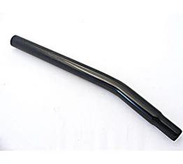Nyeregcső 25,4mm Cruiser Cr-Mo ötvözet, hajlított, 350mm, fekete, felirat nélküli