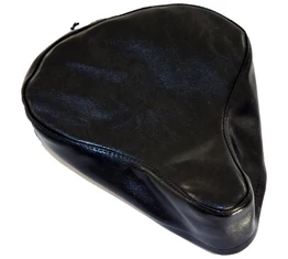 Nyereghuzat hagyományos széles műbőr, fűzővel rögzíthető fekete