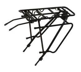 KTM Trek csomagtartó 28"-os trekking és cross kerékpárokhoz, 25 kg-ig terhelhető, alumínium