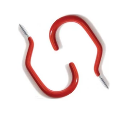 Kerékpártartó kampó gumibevonattal (garázskampó)  /darab