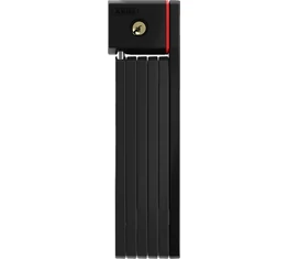 Abus Bordo uGrip 5700/80 összehajtható zár 80cm-es hossz, 5mm-es acéllapok, SH tartóval, fekete
