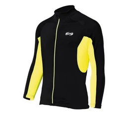 BBB BBW-168 Quadra hosszú ujjú kerékpáros mez fekete/sárga XXL