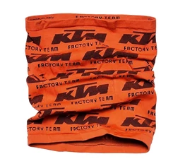 KTM Factory Team multifunkcionális sál varrásmentes fekete/narancs