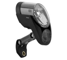 AXA Nano50 dinamós első lámpa LED-es, 50LUX, állófény, 75m-re világít,fényvisszaverővel