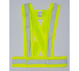 Fényvisszaverő mell és derékpánt extra széles reflexcsíkokkal, férfiaknak