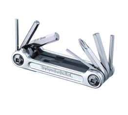 Szerszámkészlet Topeak Mini 9 PRO 9 funkciós, tartozék tokkal, ezüst színben