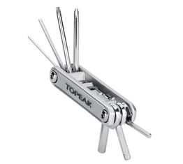 Topeak X-Tool + szerszámkészlet 10 funkciós, ezüst, 112g, imbuszok+torx+csavarhúzók
