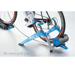 Tacx Booster T2500 kerékpáros görgő 10 fokozatú, 2x8mágnes, 1050W fékező erő, 2kg-os Softgél görgő
