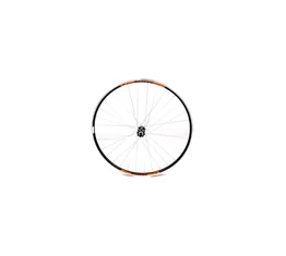 KTM 29"-os MTB első kerék Shimano TX500-as agy, RemerX Dragon felni, V-fékes, fekete/narancs matrica