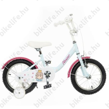 14-es Neuzer Princess gyerek kerékpár babakék/pink