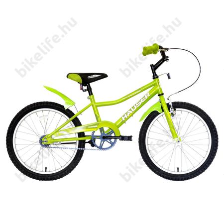 Hauser Puma 20"-os gyerekkerékpár, kontrás, zöld