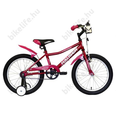Hauser Puma 18"-os gyerekkerékpár, kontrás, sötétrózsaszín