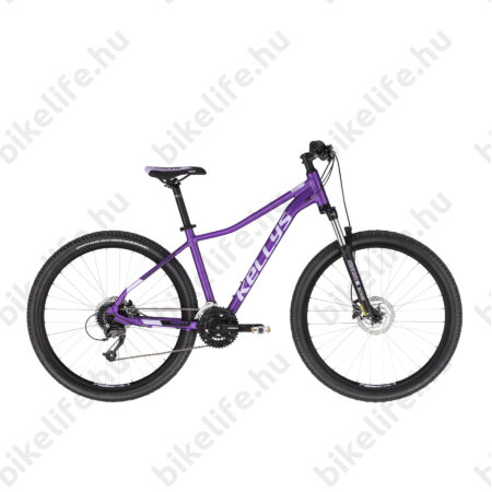 Kellys Vanity 50 Sky Ultraviola MTB 26" kerékpár 24 fok. Shimano Altus váltó, Hidraulikus Disc, 17"/S