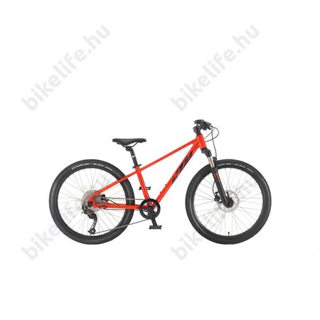 KTM Wild Speed 24"-os gyerekkerékpár 9 fokozatú Altus váltó, fire orange, 31cm
