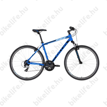 Kellys Cliff 30 Blue cross kerékpár 24 fokozatú EF510/TX800 váltó, V-fék, 19"