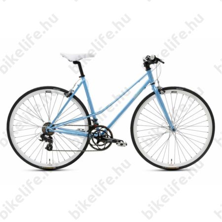 Csepel Torpedo 3* fitness kerékpár 14 fokozatú Shimano váltó, női, kék, 51cm