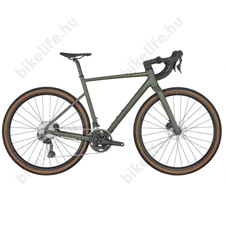 Scott Speedster Gravel 20 gravel kerékpár 22f Shimano GRX RX810/600 váltó sötétzöld M