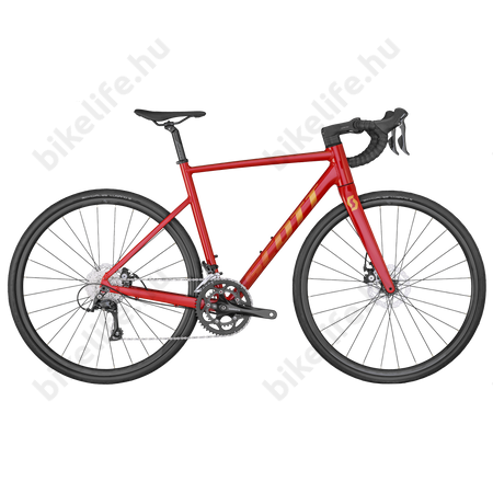 Scott Speedster 30 disc alu országúti kerékpár 18f Shimano Sora váltó carbon villa piros M