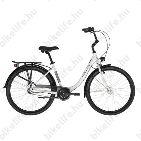 Kellys Avery 30 White 26"-os city kerékpár,Shimano Nexus3 agyváltó, agydinamó 43cm-es méret