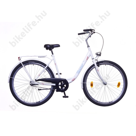 Neuzer Balaton 28"-os városi kerékpár kontrás fehér/kék-barna