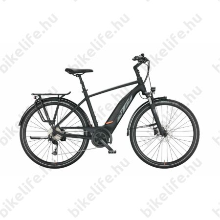 KTM Macina Fun A510 elektromos kerékpár Bosch Active Line meghajtás férfi, matt fekete, 60cm