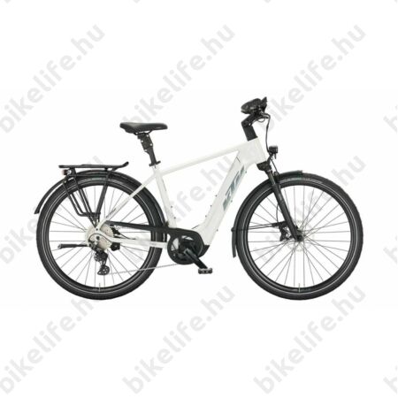 KTM Macina Style 720 elektromos kerékpár Bosch Performance Line CX, 11 fokozatú Deore XT váltó, férfi, fehér 51cm