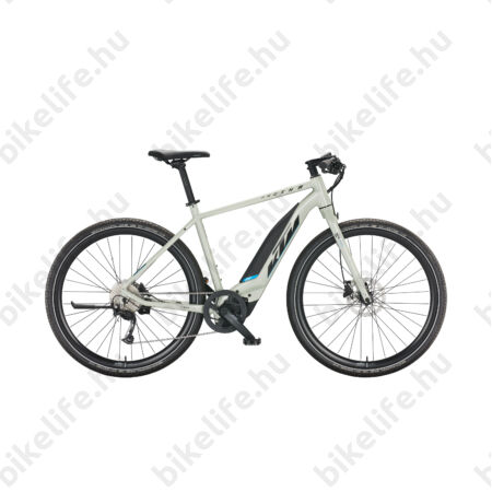 KTM Macina Sprint elektromos kerékpár Bosch Performance Line CX, 9 fokozatú Alivio váltó, férfi, dew silver 56cm